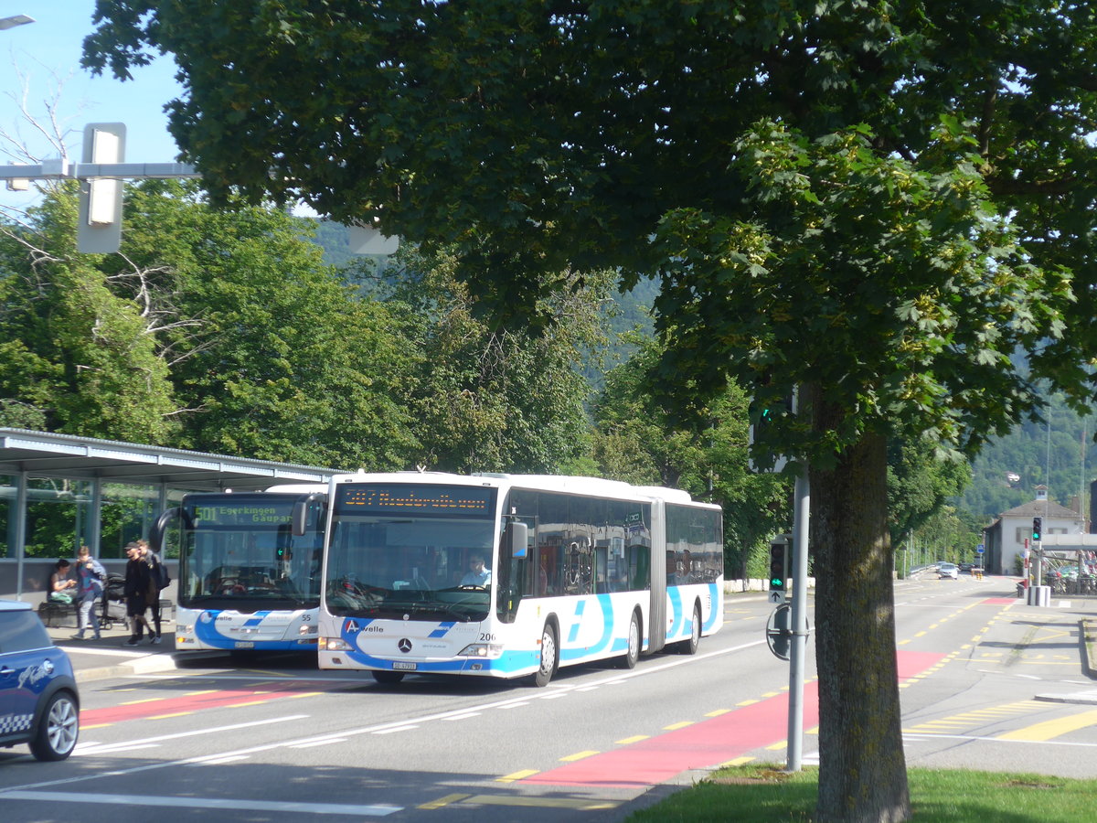 (218'321) - BOGG Wangen b.O. - Nr. 206/SO 47'933 - Mercedes am 4. Juli 2020 beim Bahnhof Olten