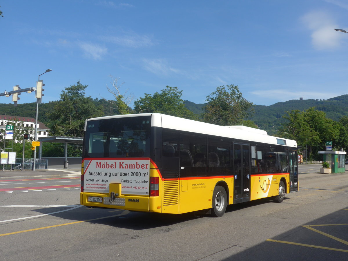 (218'326) - Wyss, Boningen - Nr. 37/SO 103'226 - MAN am 4. Juli 2020 beim Bahnhof Olten