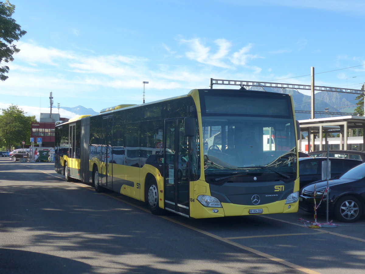 (218'498) - STI Thun - Nr. 184/BE 804'184 - Mercedes am 6. Juli 2020 in Thun, CarTerminal