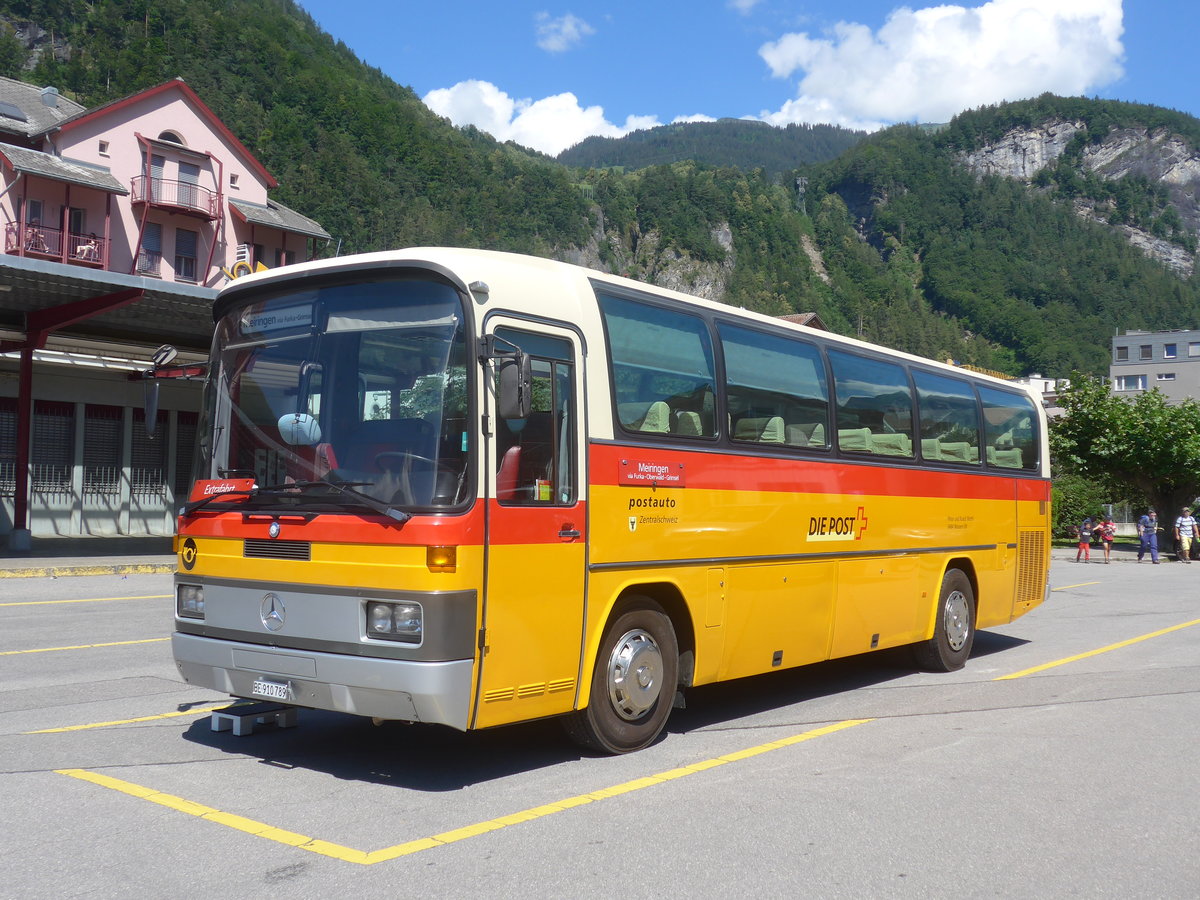 (218'688) - Buzzi, Bern - BE 910'789 - Mercedes (ex Mattli, Wassen) am 12. Juli 2020 in Meiringen, Postautostation