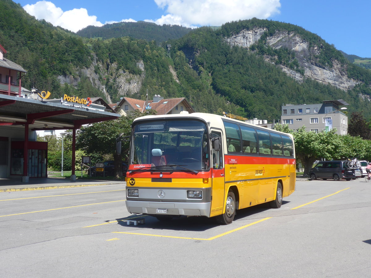 (218'689) - Buzzi, Bern - BE 910'789 - Mercedes (ex Mattli, Wassen) am 12. Juli 2020 in Meiringen, Postautostation