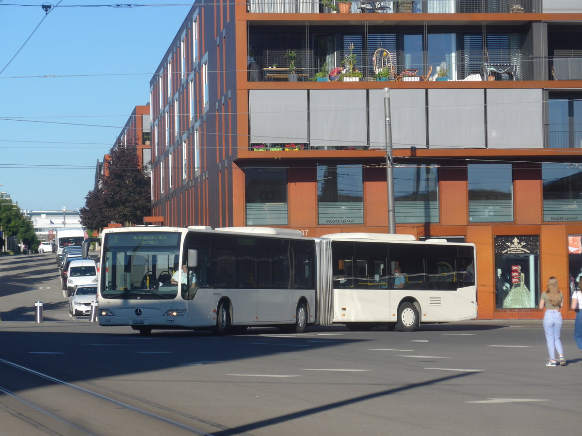 (218'711) - Intertours, Domdidier - Nr. 210/FR 300'480 - Mercedes (ex STI Thun Nr. 134) am 12. Juli 2020 beim Bahnhof Bern Brnnen Westside