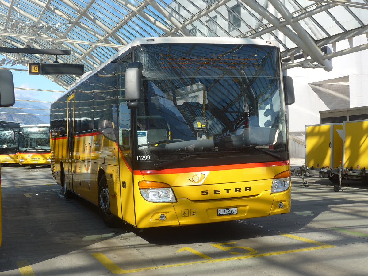 (218'869) - PostAuto Graubnden - GR 179'709 - Setra am 20. Juli 2020 in Chur, Postautostation