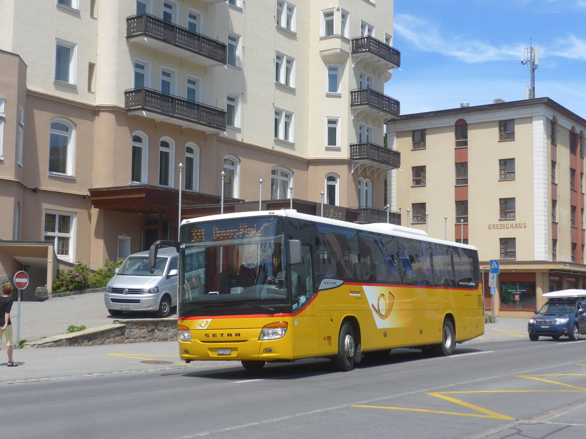 (218'934) - PostAuto Graubnden - GR 168'606 - Setra am 20. Juli 2020 beim Bahnhof Davos Dorf