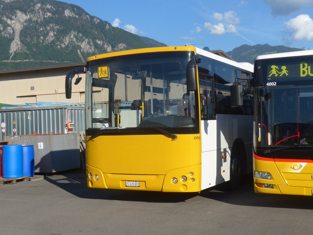 (218'962) - TPC Aigle - Nr. CP25/VS 435'059 - Temsa (ex TMR Martigny Nr. 122) am 25. Juli 2020 in Collombey, Garage (Teilaufnahme)