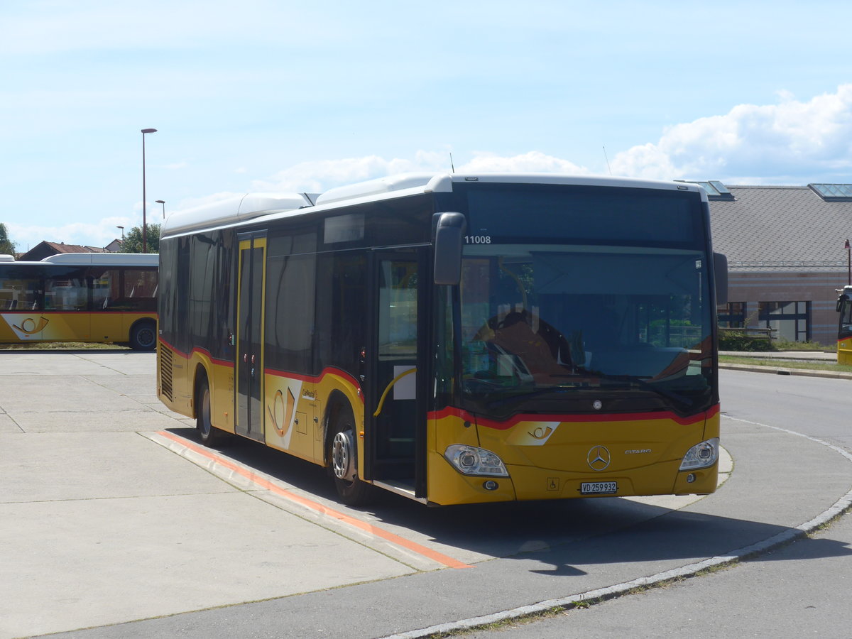 (219'021) - CarPostal Ouest - VD 259'932 - Mercedes am 25. Juli 2020 in Thierrens, Garage