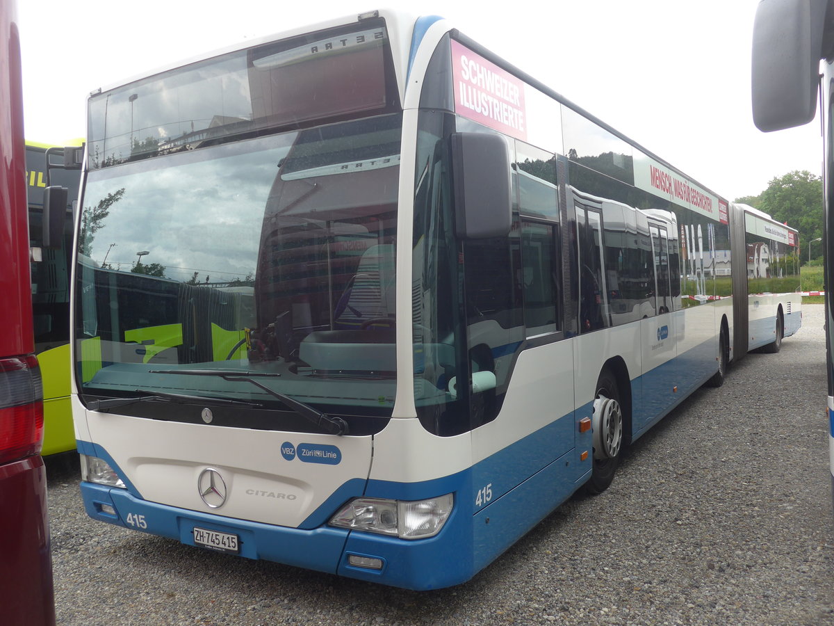 (219'134) - VBZ Zrich - Nr. 415/ZH 745'415 - Mercedes am 26. Juli 2020 in Winterthur, EvoBus