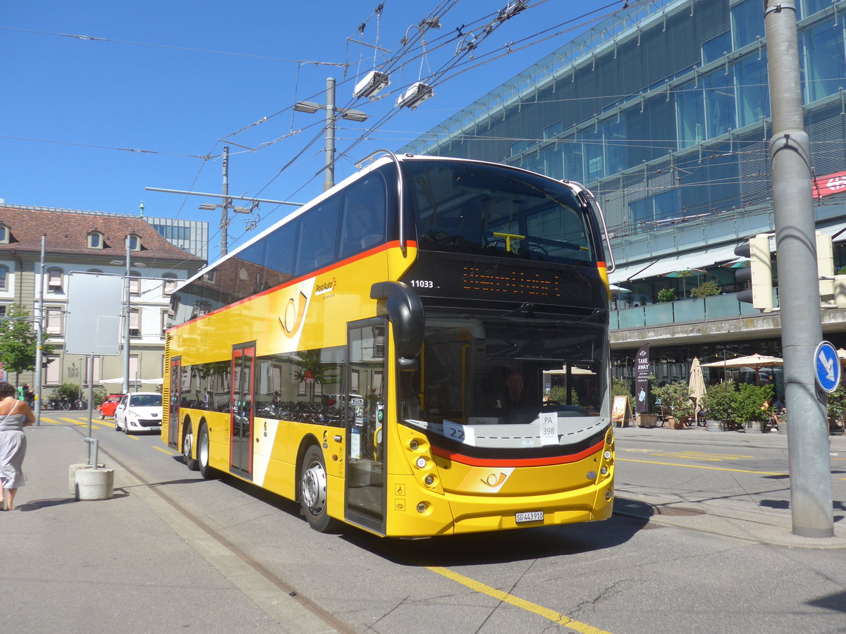 (219'195) - PostAuto Ostschweiz - SG 443'910 - Alexander Dennis am 27. Juli 2020 beim Bahnhof Bern