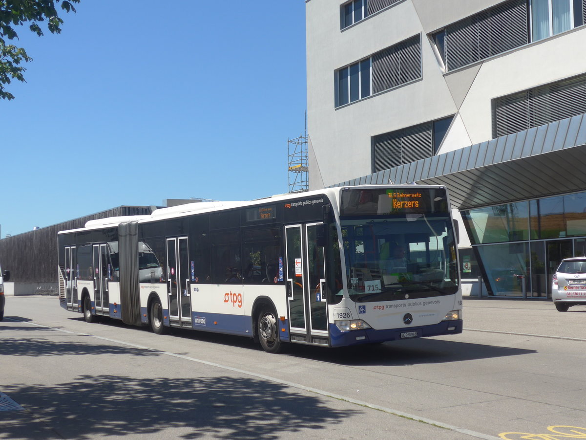 (219'223) - Genve-Tours, Genve - Nr. 1926/GE 960'948 - Mercedes am 27. Juli 2020 beim Bahnhof Bern Brnnen Westside