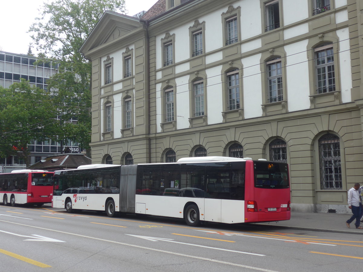 (219'425) - TRAVYS Yverdon - Nr. 303/VD 1255 - MAN am 2. August 2020 beim Bahnhof Bern