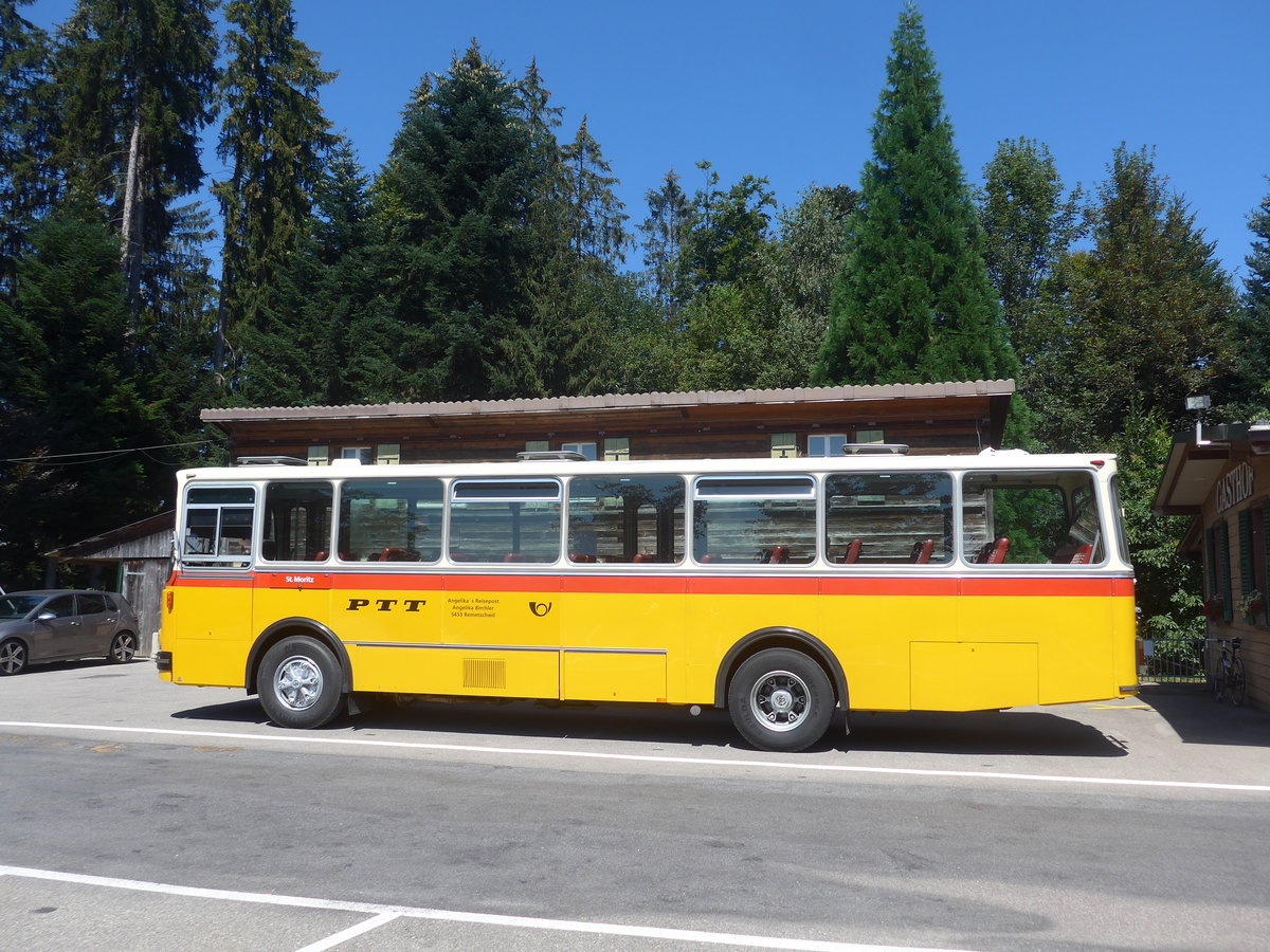 (219'581) - Birchler, Remetschwil - AG 54'039 - FBW/Tscher (ex Gerber, Winkel; ex Eggenberger, Mriken; ex Tanner, Bubendorf; ex P 24'803) am 9. August 2020 in Waldhusern, Kurhaus