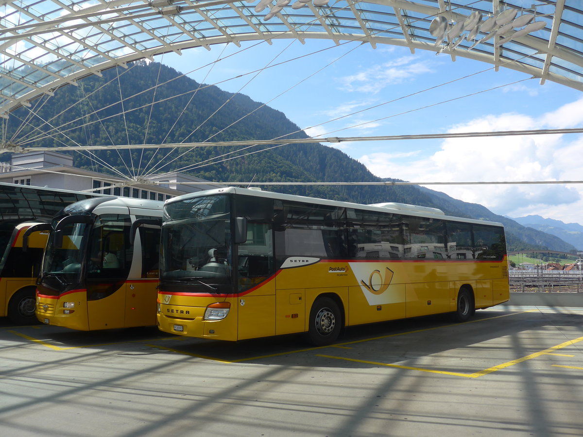 (219'759) - PostAuto Graubnden - GR 168'602 - Setra am 16. August 2020 in Chur, Postautostation