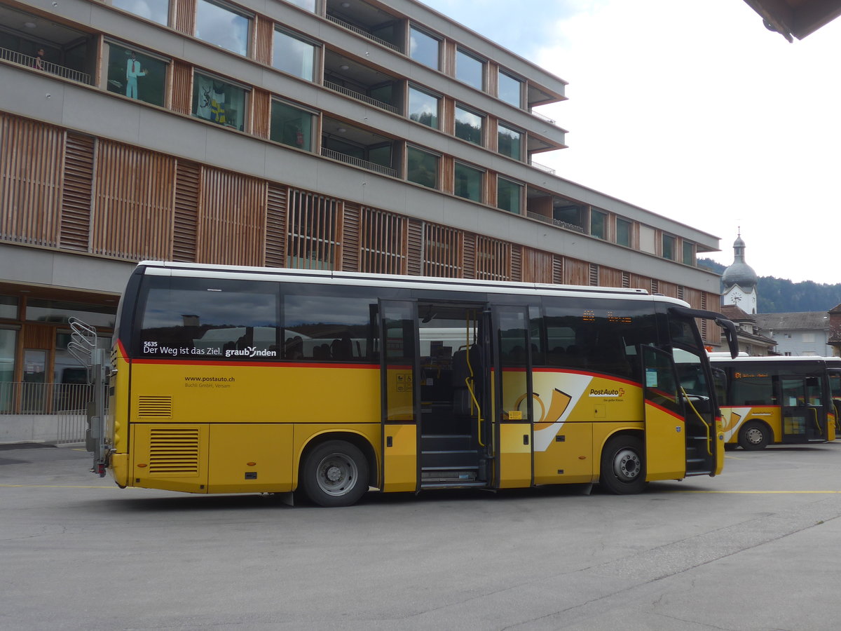 (219'836) - Buchli, Versam - GR 18'982 - MAN/Beulas am 16. August 2020 beim Bahnhof Ilanz