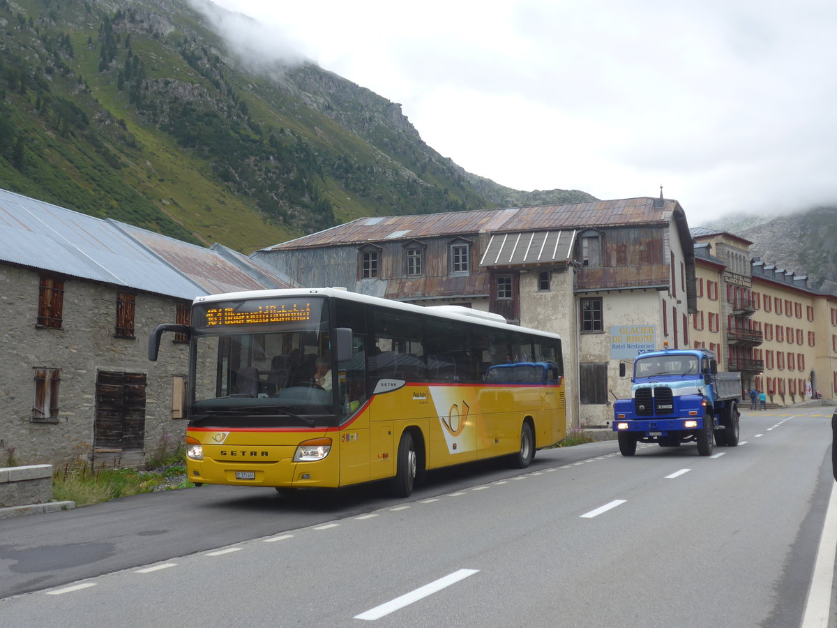 (219'922) - PostAuto Bern - Nr. 73/BE 171'453 - Setra (ex AVG Meiringen Nr. 73) am 22. August 2020 in Gletsch, Post