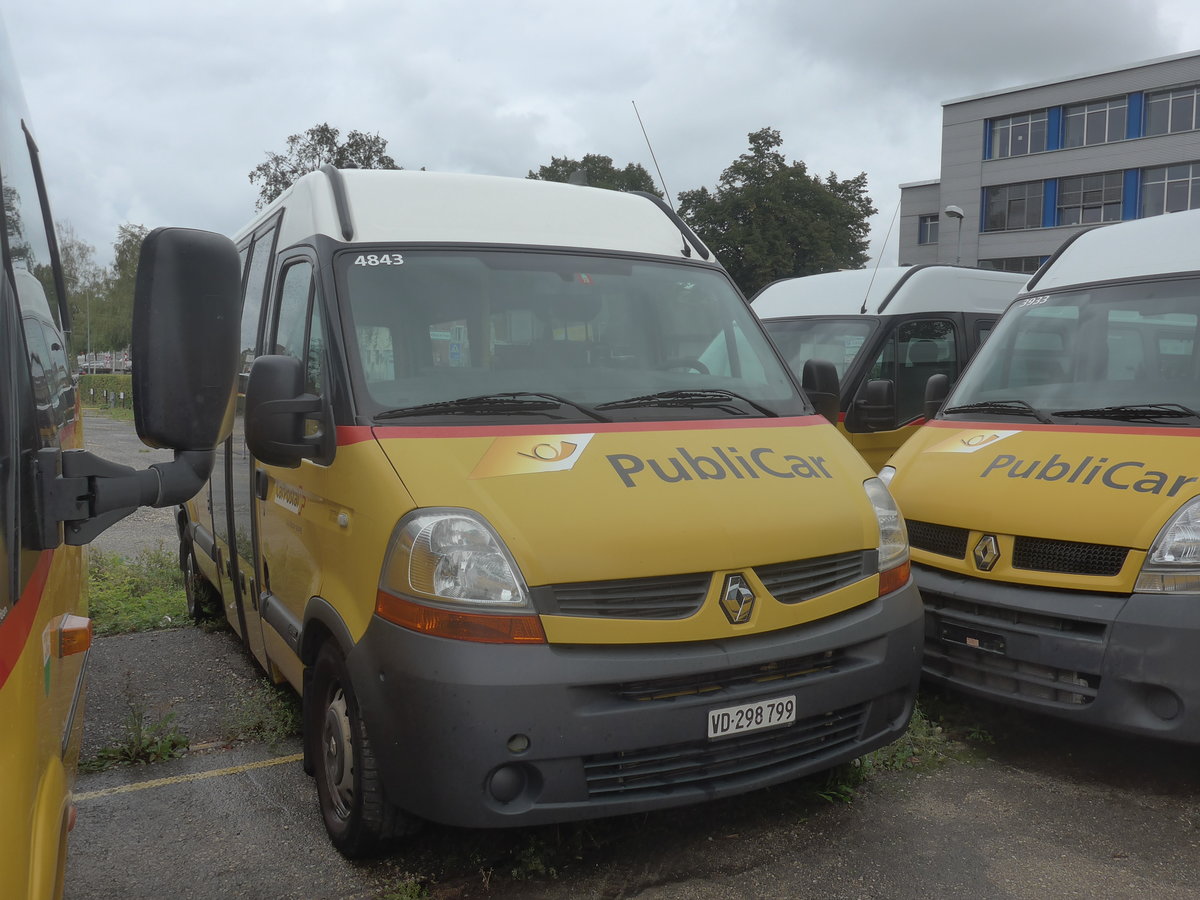 (220'291) - CarPostal Ouest - VD 298'799 - Renault am 30. August 2020 in Yverdon, Garage