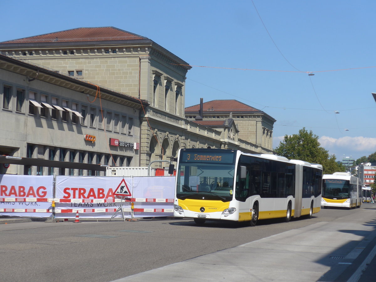 (220'667) - VBSH Schaffhausen - Nr. 19/SH 38'019 - Mercedes am 12. September 2020 beim Bahnhof Schaffhausen