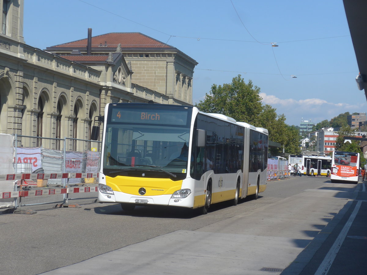 (220'670) - VBSH Schaffhausen - Nr. 11/SH 38'011 - Mercedes am 12. September 2020 beim Bahnhof Schaffhausen