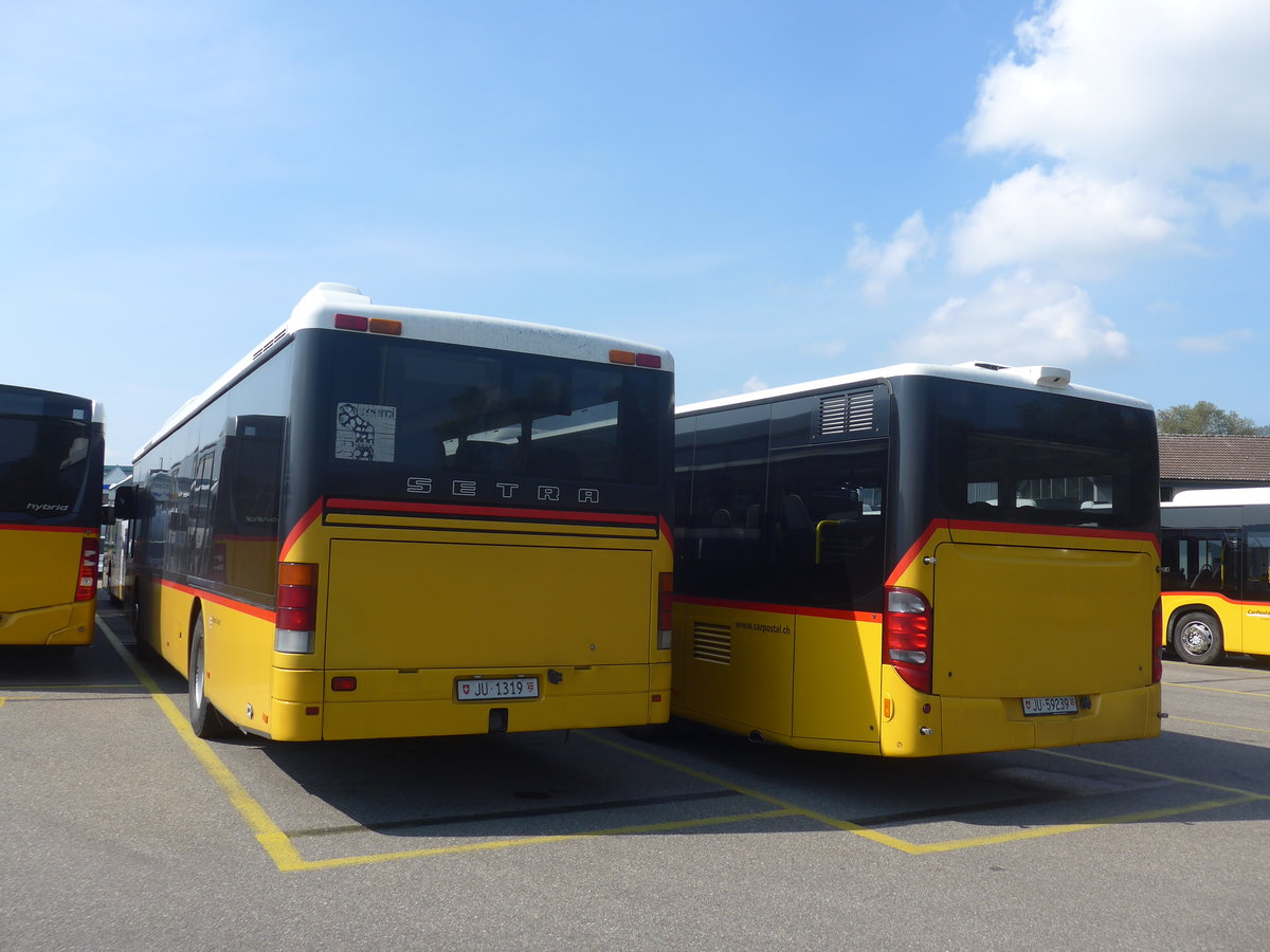 (220'839) - CarPotal Ouest - JU 1319 - Setra (ex Nr. 52; ex Stucki, Porrentruy Nr. 21) am 20. September 2020 in Develier, Parkplatz