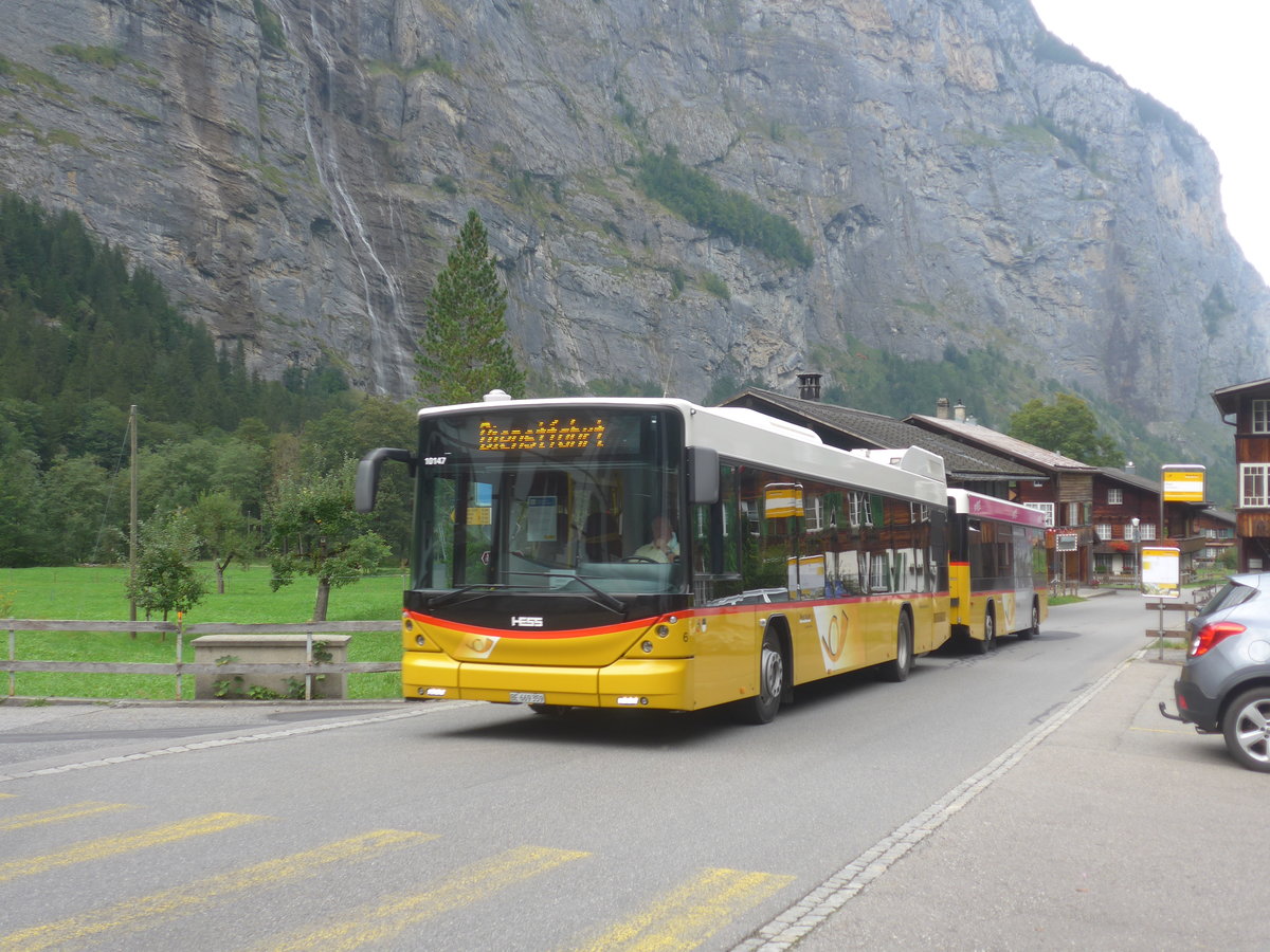 (220'927) - PostAuto Bern - Nr. 6/BE 669'359 - Hess (ex Klopfstein, Laupen Nr. 6) am 21. September 2020 in Stechelberg, Post