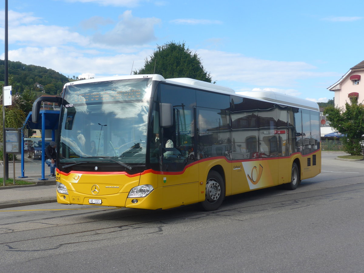 (221'131) - Faucherre, Moudon - Nr. 301/VD 1121 - Mercedes am 23. September 2020 beim Bahnhof Moudon