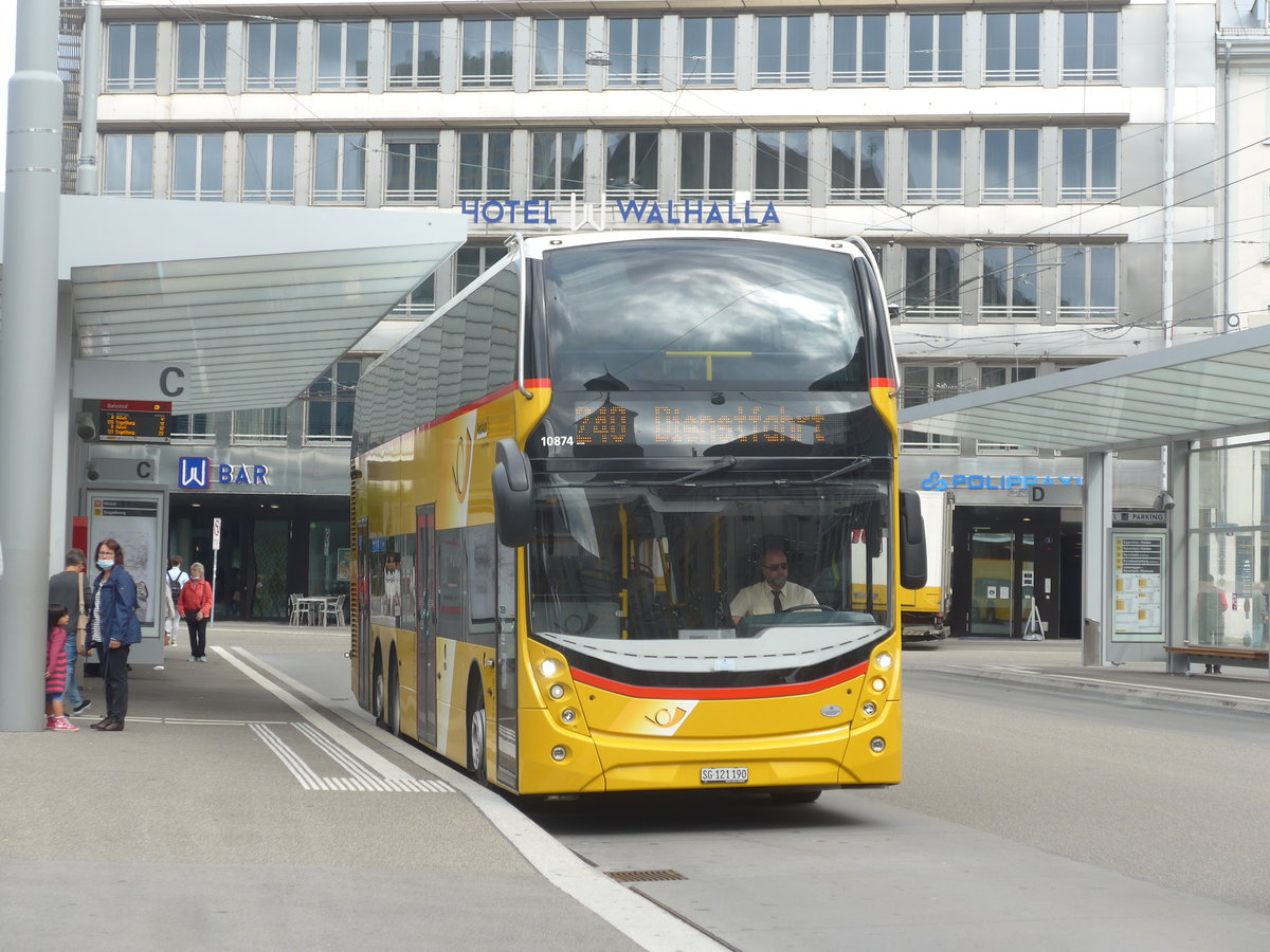 (221'284) - Schwizer, Goldach - SG 121'190 - Alexander Dennis am 24. September 2020 beim Bahnhof St. Gallen