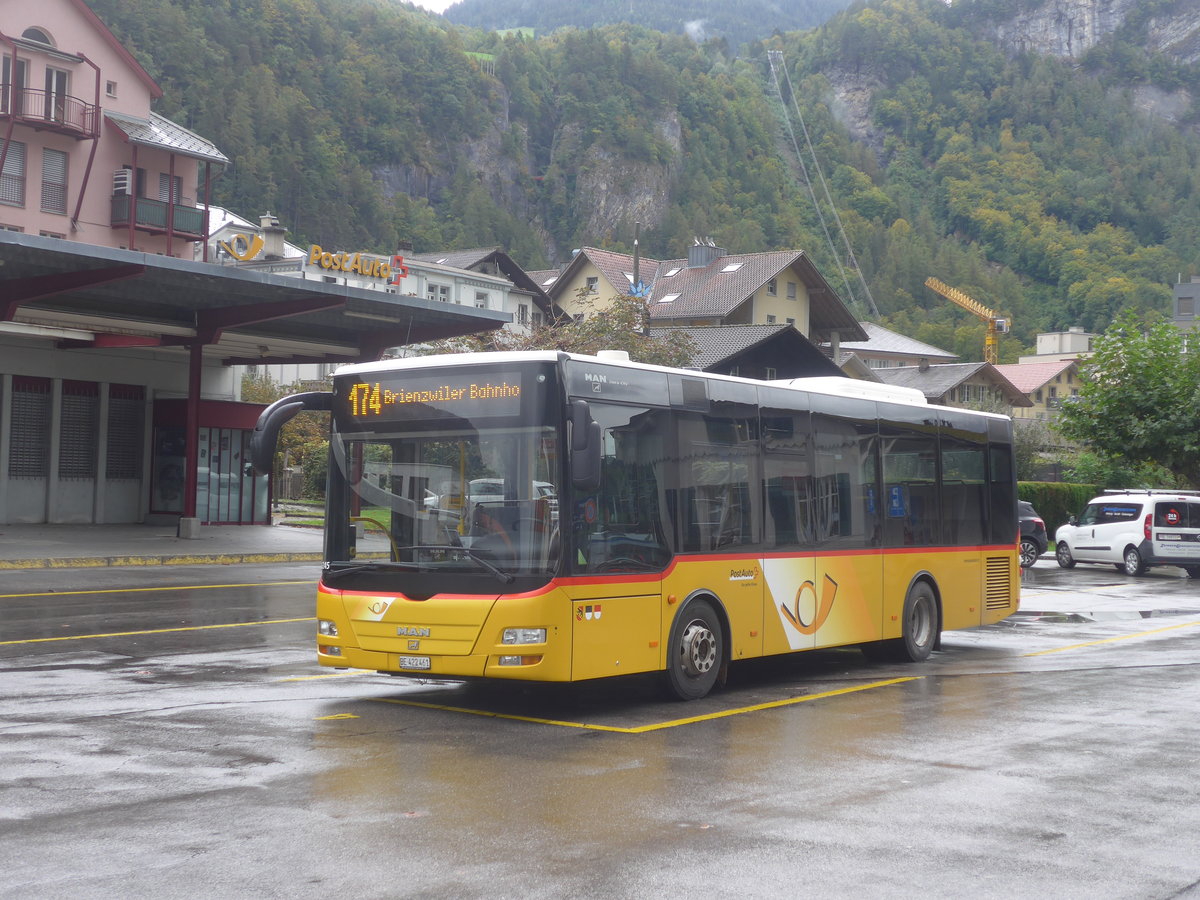 (221'427) - PostAuto Bern - BE 422'461 - MAN/Gppel (ex AVG Meiringen Nr. 61) am 25. September 2020 in Meiringen, Postautostation