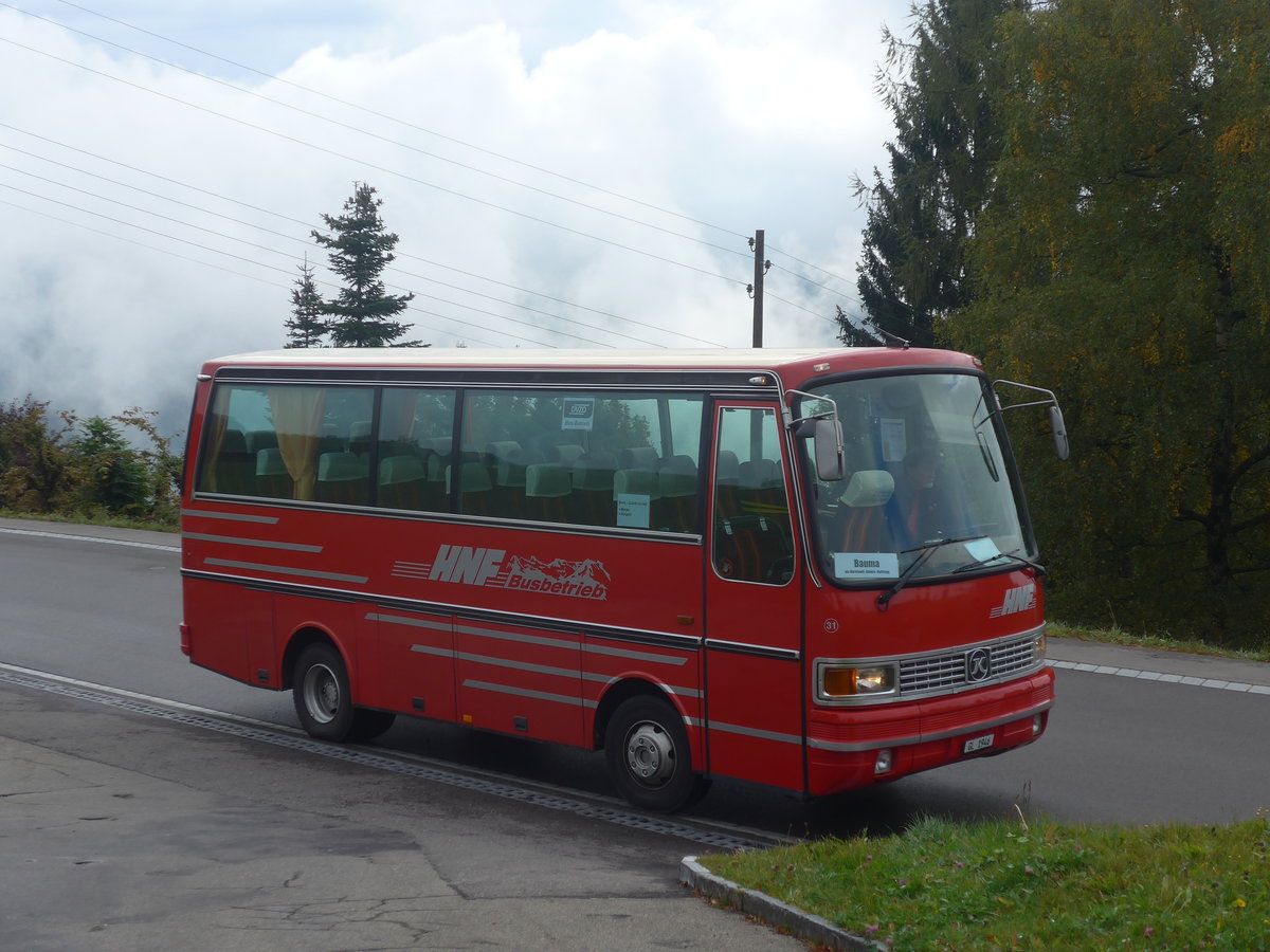 (221'809) - Biegger, Uster - Nr. 31/GL 1946 - Setra (ex AFA Adelboden Nr. 31; ex AFA Adelboden Nr. 10; ex Frhlich, Zrich) am 12. Oktober 2020 in Ghch, Rest. Berg