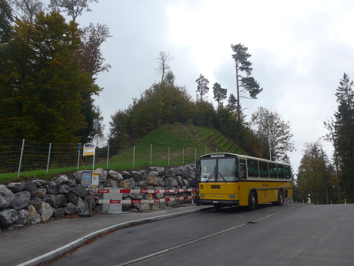 (221'973) - Biegger, Uster - Nr. 9/GL 1802 - Saurer/R&J (ex P 24'366) am 18. Oktober 2020 in Mhlrti, Hulftegg