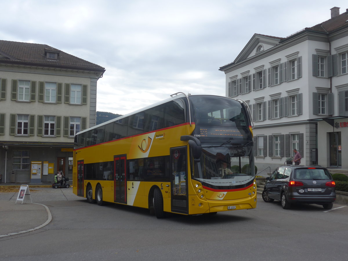 (222'317) - PostAuto Ostschweiz - AR 45'267 - Alexander Dennis (ex SG 443'913) am 21. Oktober 2020 in Heiden, Post