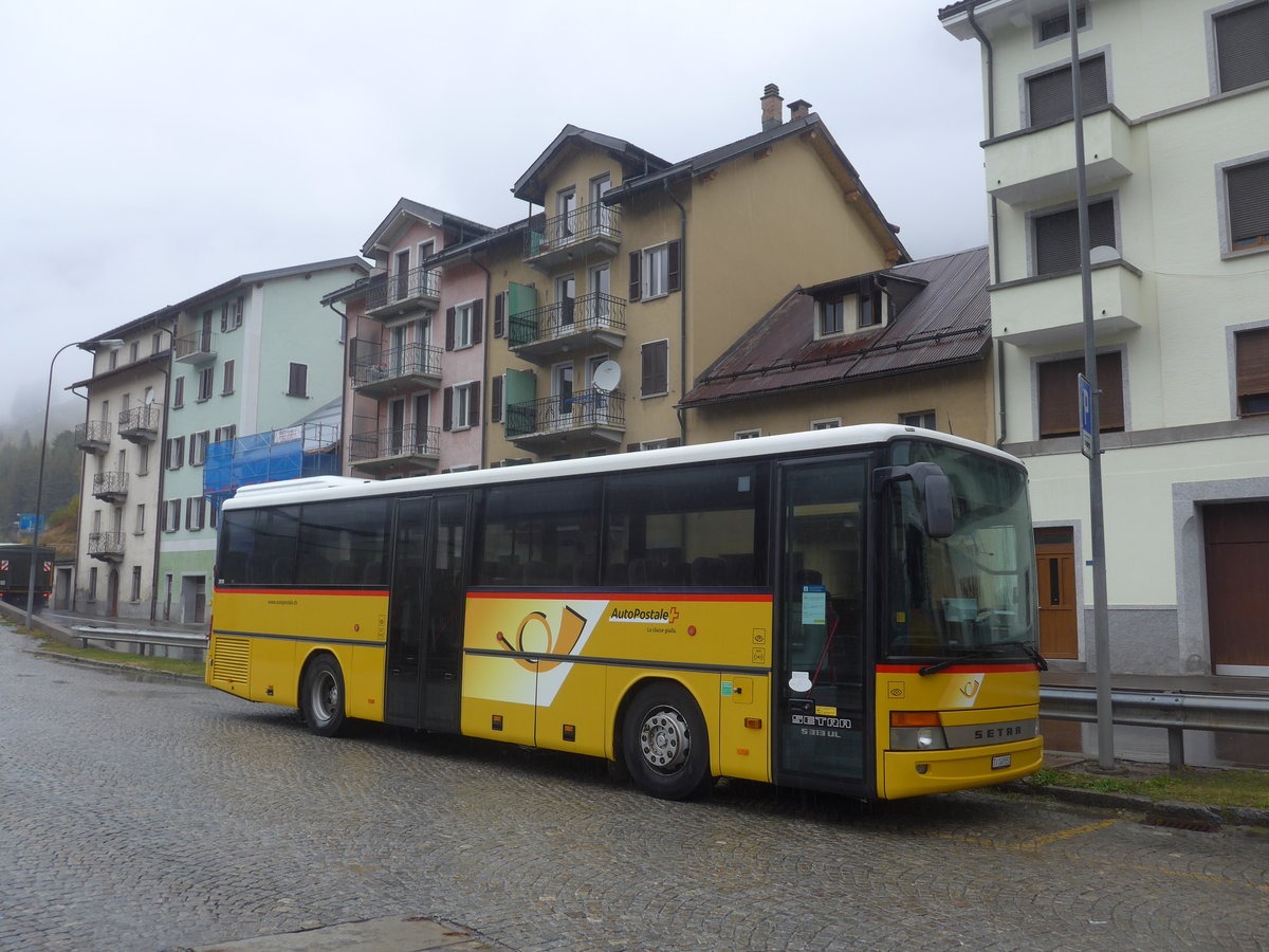 (222'495) - Marchetti, Airolo - Nr. 532/TI 149'551 - Setra (ex AutoPostale Ticino Nr. 532) am 23. Oktober 2020 beim Bahnhof Airolo