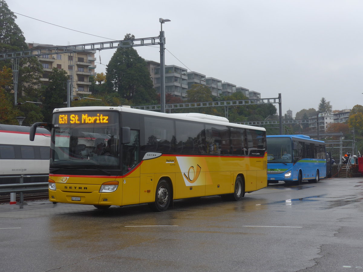 (222'561) - PostAuto Graubnden - GR 168'603 - Setra am 23. Oktober 2020 beim Bahnhof Lugano