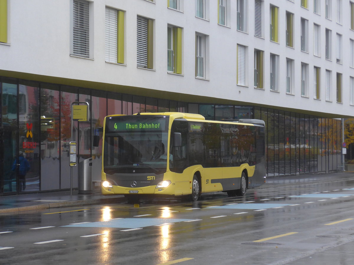 (222'721) - STI Thun - Nr. 174/BE 752'174 - Mercedes am 26. Oktober 2020 in Thun, Guisanplatz