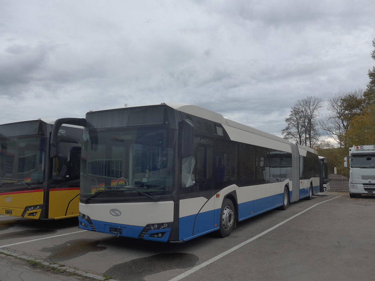 (222'757) - VBL Luzern - Nr. 105 - Solaris am 1. November 2020 in Ruswil, Garage ARAG