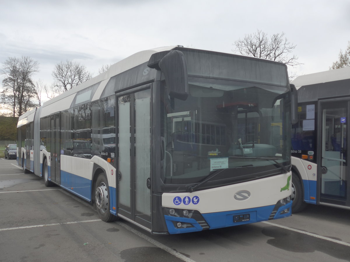 (222'771) - VBL Luzern - Nr. 108 - Solaris am 1. November 2020 in Ruswil, Garage ARAG