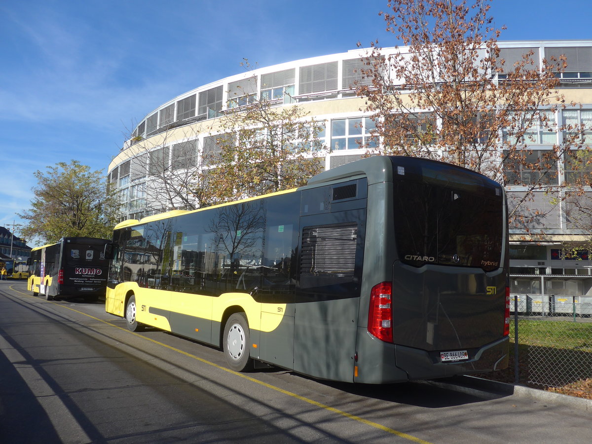 (222'854) - STI Thun - Nr. 409/BE 866'409 - Mercedes am 21. November 2020 bei der Schifflndte Thun