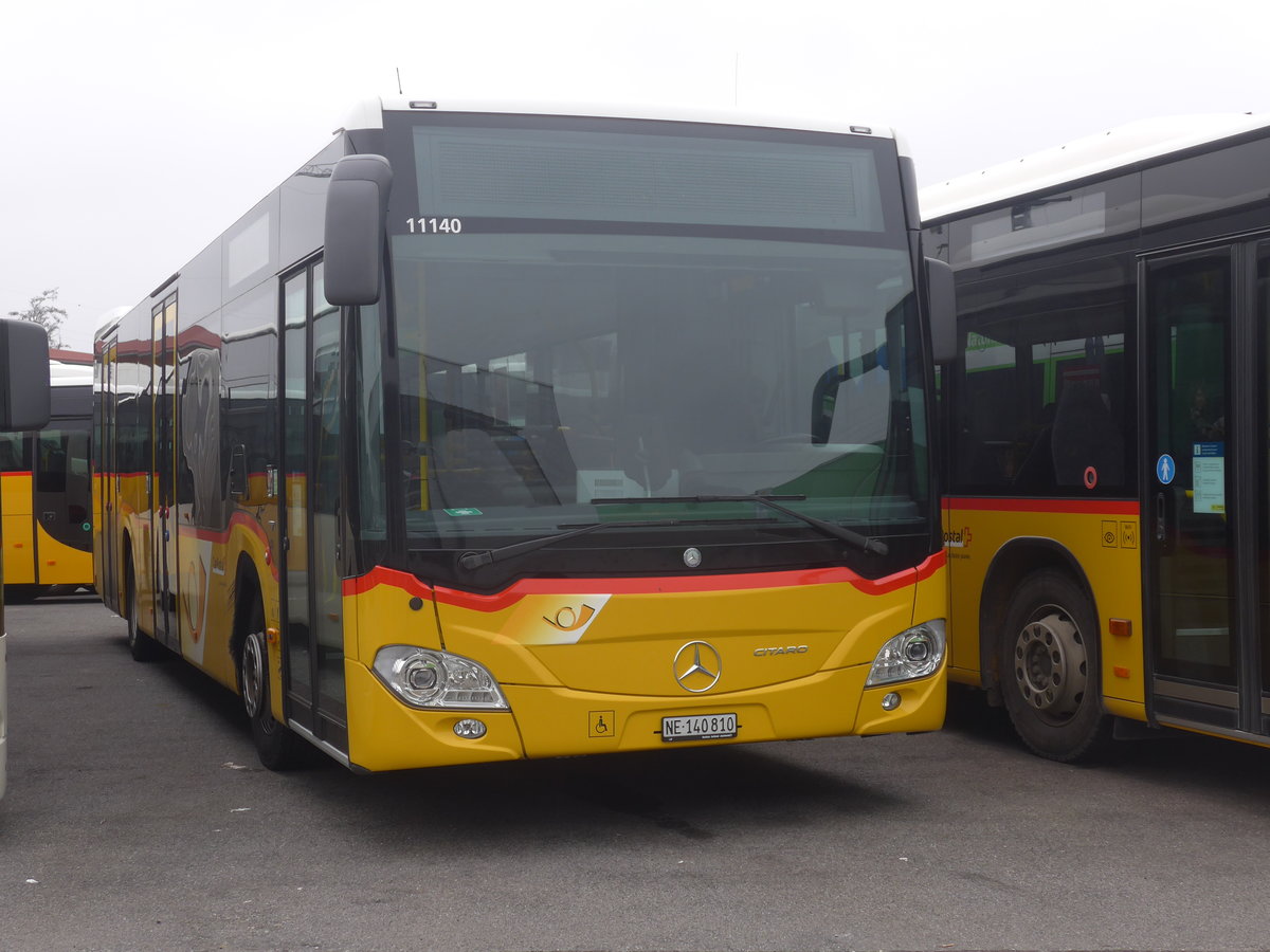 (222'892) - CarPostal Ouest - NE 140'810 - Mercedes am 29. November 2020 in Kerzers, Interbus