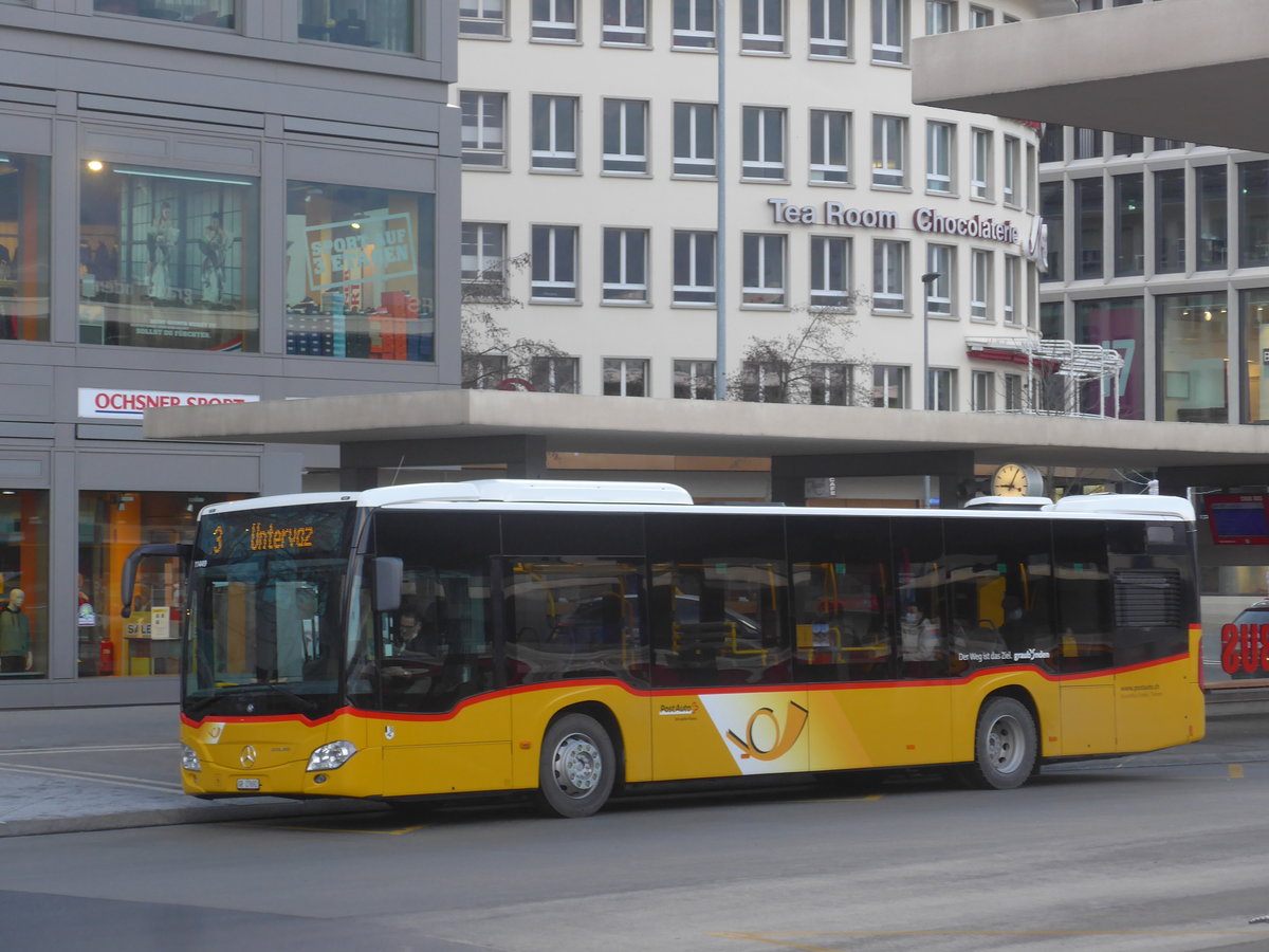 (223'198) - Dnser, Trimmis - GR 27'692 - Mercedes am 2. Januar 2021 beim Bahnhof Chur