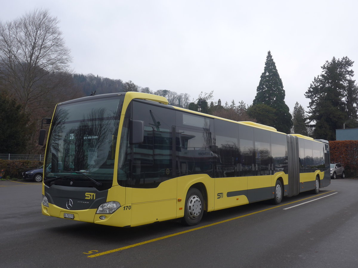 (223'262) - STI Thun - Nr. 752'170 - Mercedes am 3. Januar 2021 bei der Schifflndte Thun