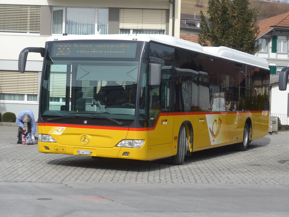 (223'608) - Engeloch, Riggisberg - Nr. 10/BE 447'210 - Mercedes am 18. Februar 2021 in Riggisberg, Post