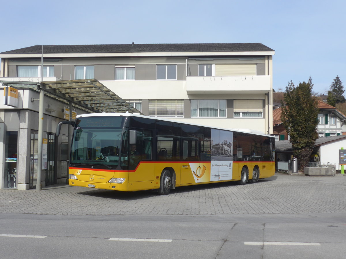 (223'611) - Engeloch, Riggisberg - Nr. 12/BE 520'405 - Mercedes (ex PostAuto Bern) am 18. Februar 2021 in Riggisberg, Post