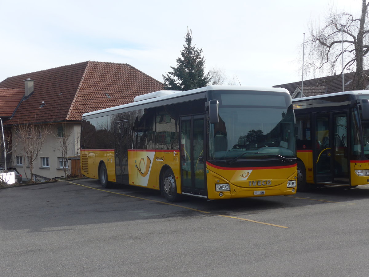 (223'614) - Engeloch, Riggisberg - Nr. 8/BE 13'188 - Iveco am 18. Februar 2021 in Riggisberg, Garage