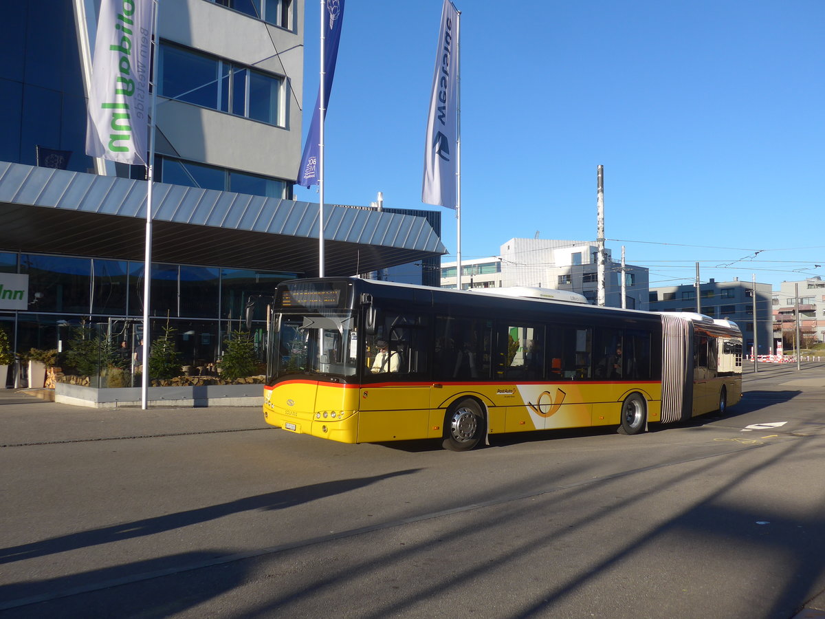 (223'697) - PostAuto Bern - Nr. 683/BE 813'683 - Solaris am 21. Februar 2021 beim Bahnhof Bern Bnnen Westside