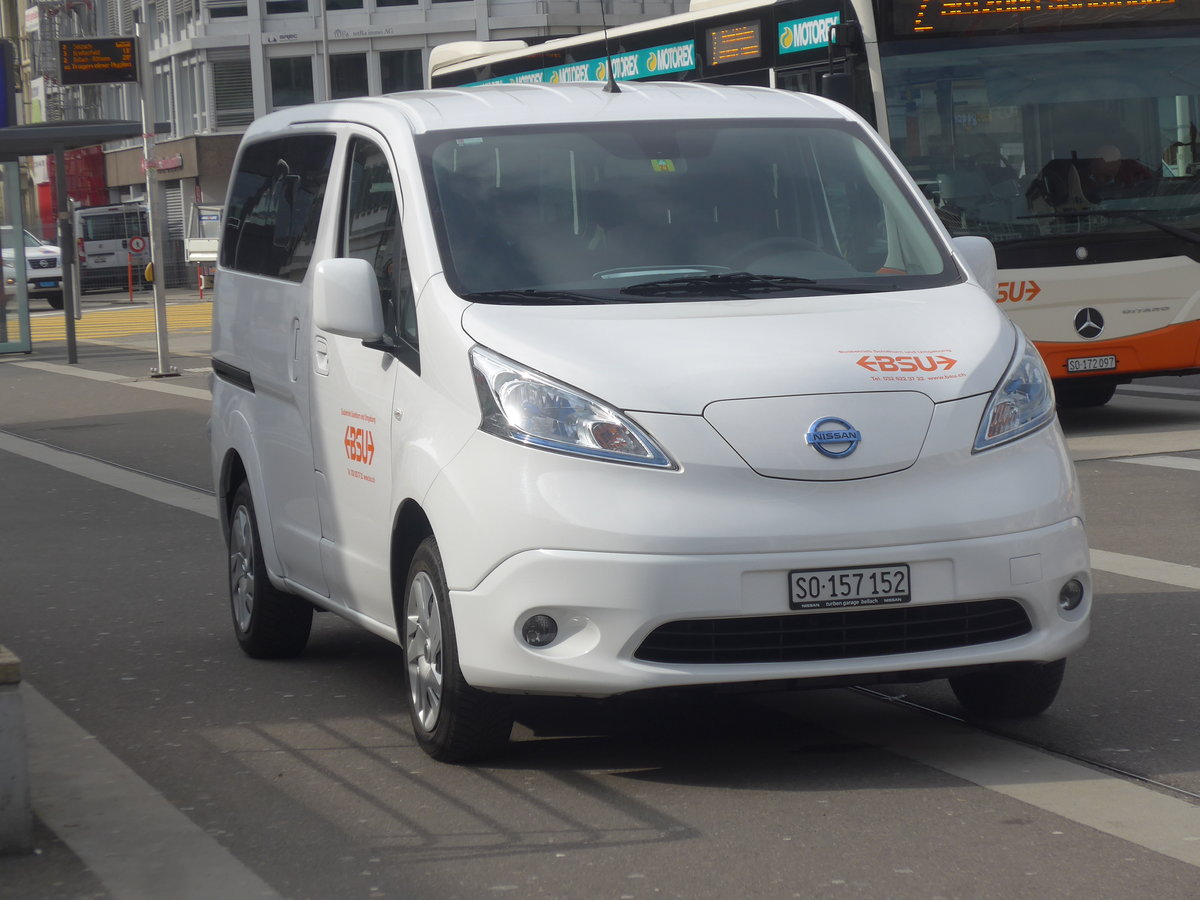 (223'952) - BSU Solothurn - SO 157'152 - Nissan am 4. Mrz 2021 beim Hauptbahnhof Solothurn