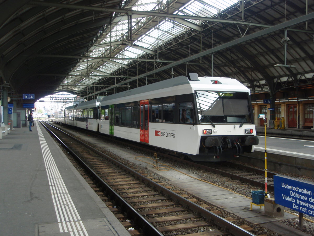 224-9 der Thurbo als S 5 aus Weinfelden in St. Gallen. 06.05.2019