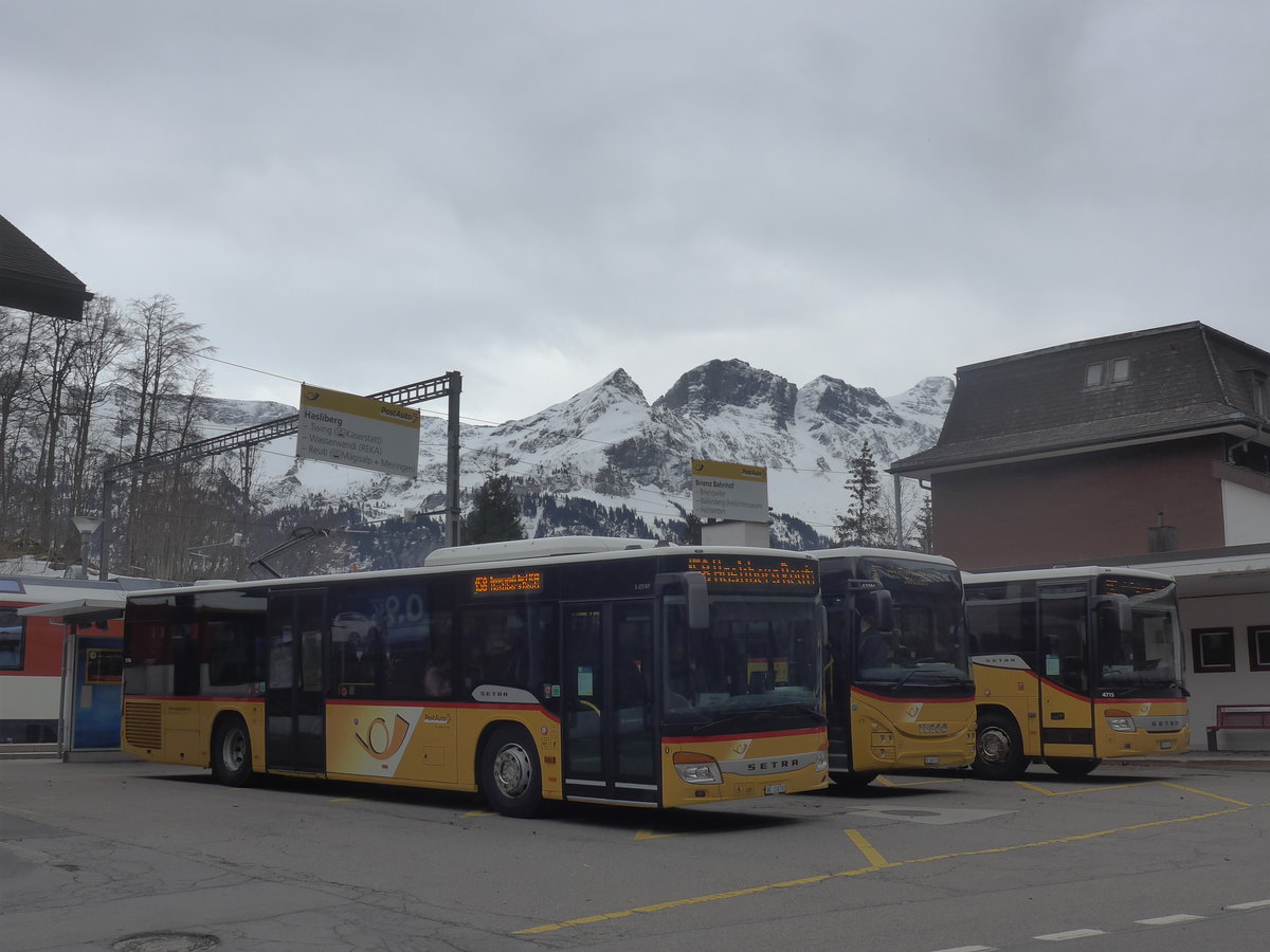 (224'091) - Flck, Brienz - Nr. 0/BE 13'878 - Setra am 13. Mrz 2021 auf dem Brnigpass