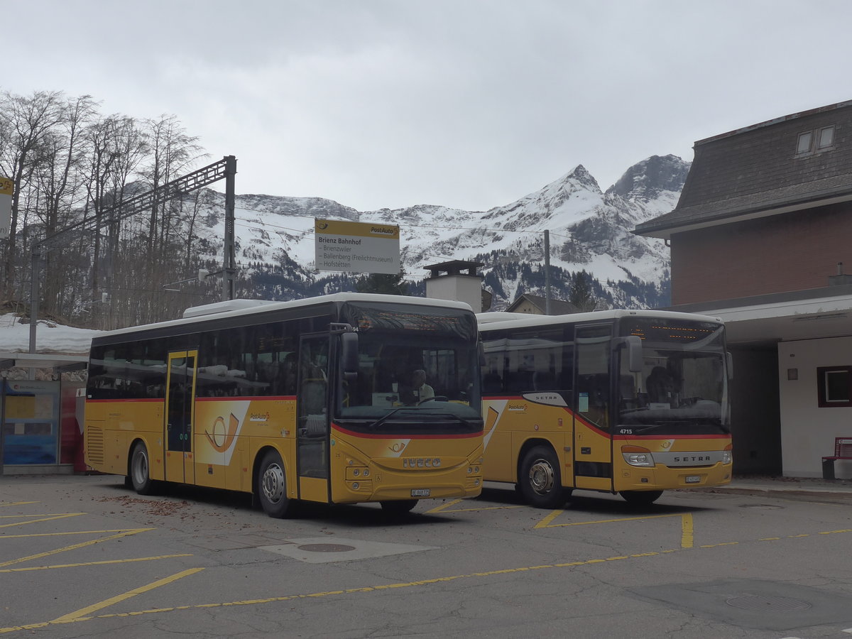 (224'098) - Flck, Brienz - Nr. 25/BE 868'725 - Iveco am 13. Mrz 2021 auf dem Brnigpass