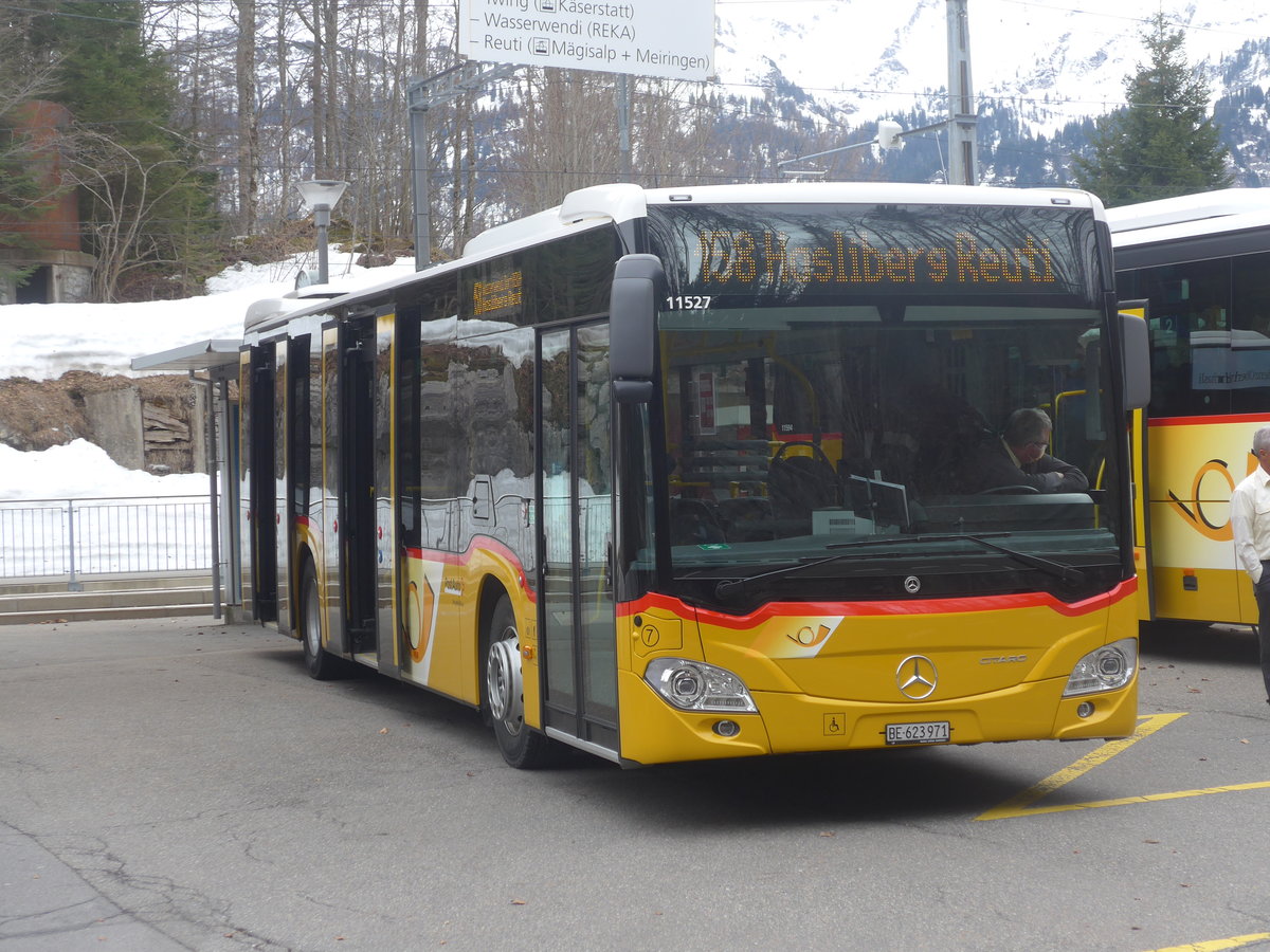 (224'116) - Flck, Brienz - Nr. 7/BE 623'971 - Mercedes am 13. Mrz 2021 auf dem Brnigpass