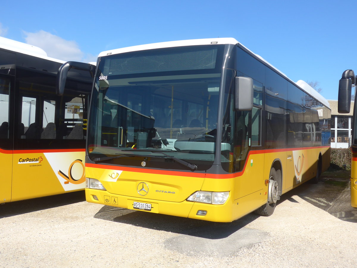 (224'313) - CarPostal Ouest - VD 510'284 - Mercedes am 20. Mrz 2021 in Yverdon, Garage