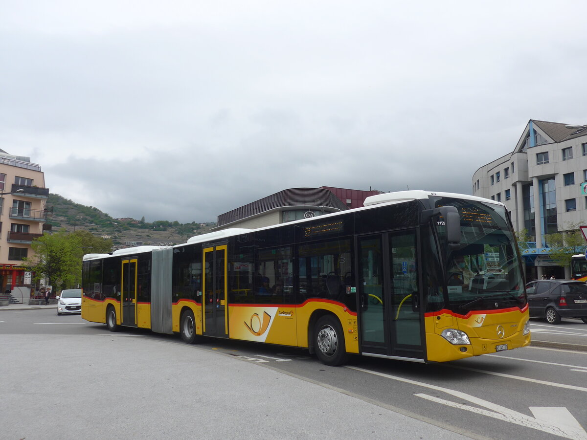 (225'457) - Buchard, Leytron - VS 141'737 - Mercedes am 1. Mai 2021 beim Bahnhof Sion 