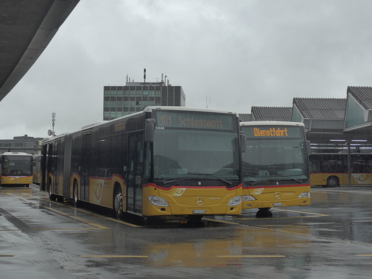 (225'741) - PostAuto Bern - Nr. 10'688/BE 734'634 - Mercedes (ex Nr. 634) am 5. Juni 2021 in Bern, Postautostation